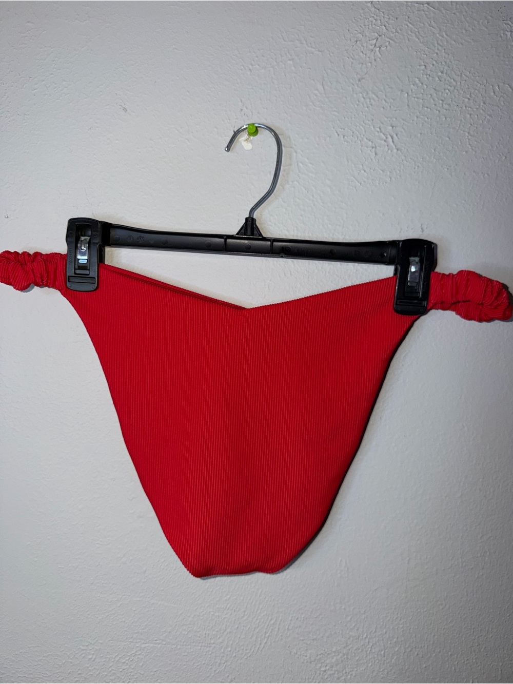 Beach Riot Red Ribbed Bikini Bottom - Picture 2 of 4
